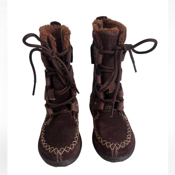 Timberland Brown Suede High Snow Winter Boots - Picture 9 of 10